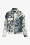 Roberto Cavalli Appaloosa Print Jacket In Blue