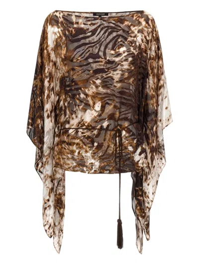ROBERTO CAVALLI APPALOOSA-PRINT KAFTAN