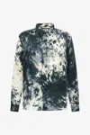 Roberto Cavalli Appaloosa Print Shirt In Blue