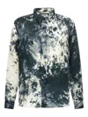Roberto Cavalli Appaloosa Print Shirt In Blue