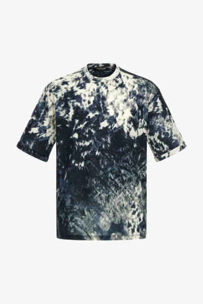 Roberto Cavalli Appaloosa Print T-shirt In Blue