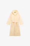 Roberto Cavalli Araldico Bathrobe In Light Brown