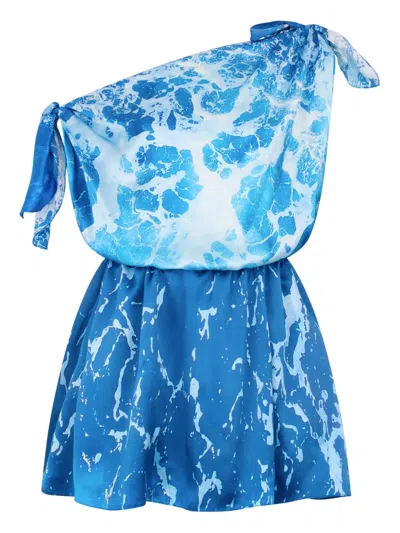 ROBERTO CAVALLI ASYMMETRIC DRESS