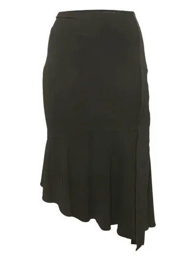 Pre-owned Roberto Cavalli Asymmetric Skirt In Black