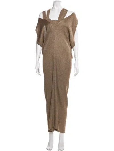 Pre-owned Roberto Cavalli Asymmetrical Long Dress