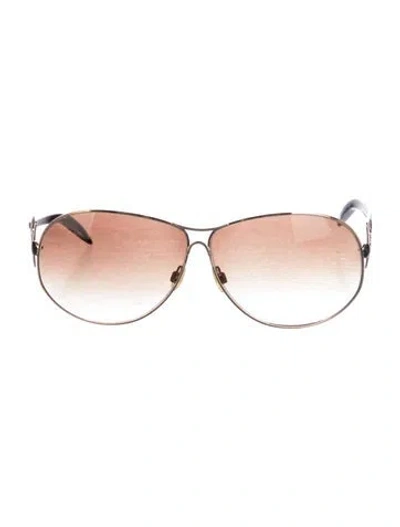 Pre-owned Roberto Cavalli Aviator Gradient Sunglasses
