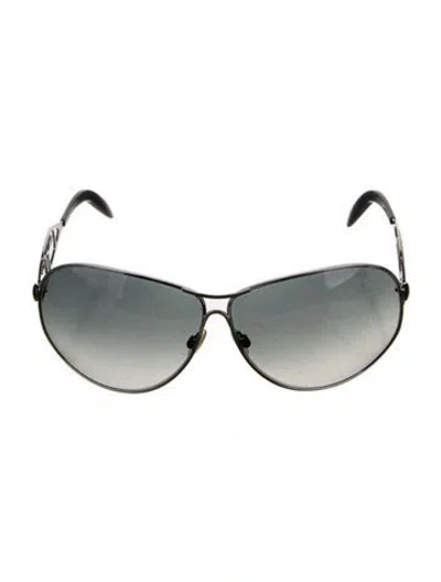 Pre-owned Roberto Cavalli Aviator Gradient Sunglasses In Gray