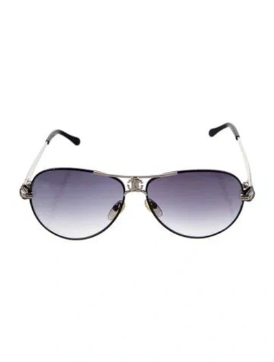 Pre-owned Roberto Cavalli Aviator Gradient Sunglasses In Multi