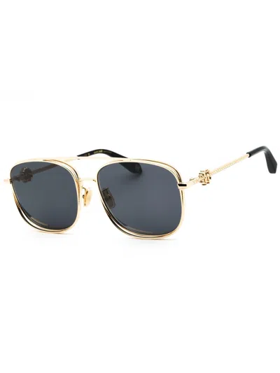 Roberto Cavalli Aviator Metal Sunglasses - Unisex, Timeless Design In Gold