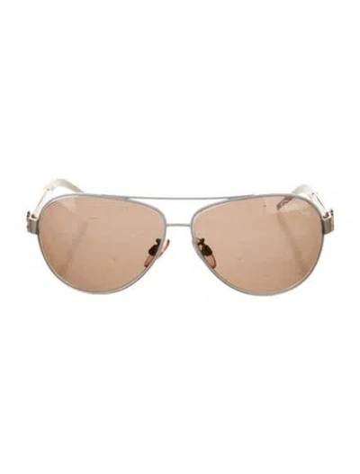 Pre-owned Roberto Cavalli Aviator Tinted Sunglasses In Multi