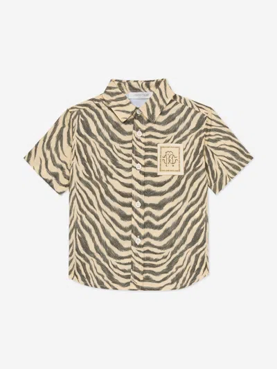 Roberto Cavalli Kids'  Baby Boys Zebra Print Shirt