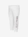 Roberto Cavalli Baby Girls Joggers - & Pink Leopard Print Joggers 3 Yrs White In White