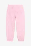 Roberto Cavalli Baby Pink Track Pants With Floral Print In Pink