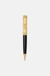 Roberto Cavalli Ballpoint Pen, Gold Color & Black Lacquer