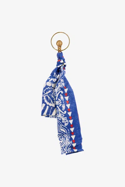 Roberto Cavalli Bandana Print Earrings In Multi