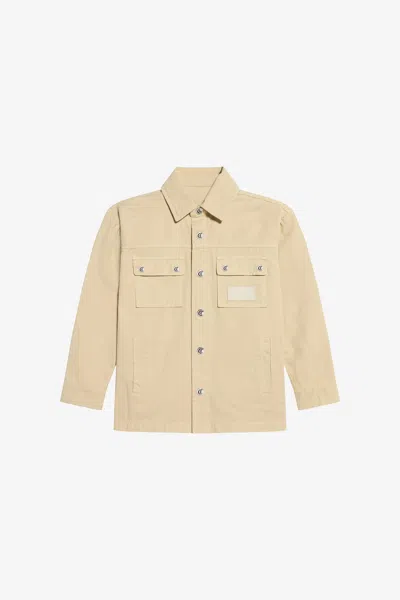 Roberto Cavalli Kids' Baumwollhemd In Neutral