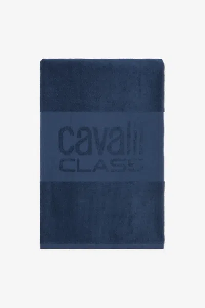 Roberto Cavalli Beach Towel With Cavalli Class Logo