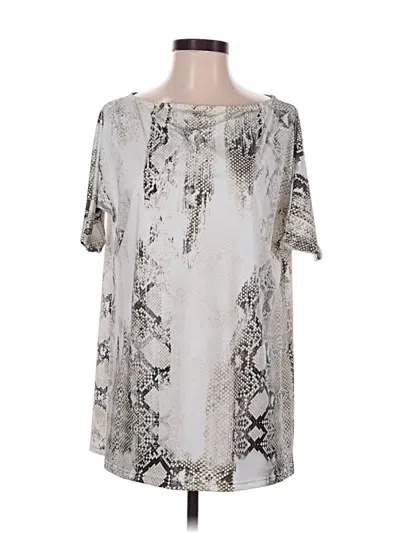 Roberto Cavalli Beachwear Short Sleeve T-shirt In White