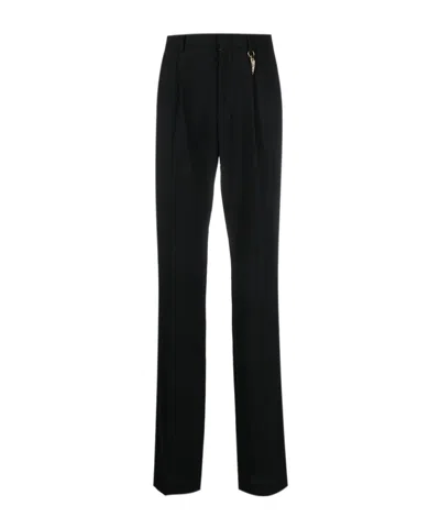 Roberto Cavalli Belt-loop Casual Pants In Black