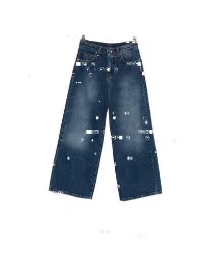 Roberto Cavalli Kids' Belt-loops Jeans In Blue