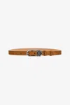 Roberto Cavalli Belt With Rc Monogram In Brown