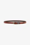 Roberto Cavalli Belt With Rc Monogram In Brown