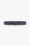 Roberto Cavalli Belt With Snake Buckle In Black