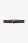 Roberto Cavalli Belt With Snake Buckle In Black
