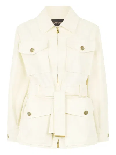 Roberto Cavalli Belted Jacket
