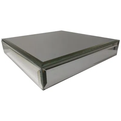 Pre-owned Roberto Cavalli Beveled Mirror Display Boxes  Multiple Sizes And Quantity In Gray