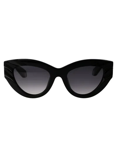 ROBERTO CAVALLI ROBERTO CAVALLI BLACK ACETATE SUNGLASSES