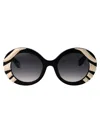 Roberto Cavalli Unisex Src010v 700y Sunglasses In Black