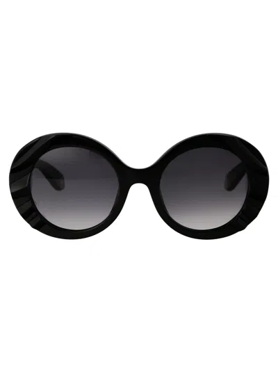ROBERTO CAVALLI ROBERTO CAVALLI BLACK ACETATE SUNGLASSES