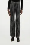 Roberto Cavalli Black Denim Jeans With A Streak Effect In Black