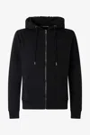 Roberto Cavalli Black Hoodie With Zip