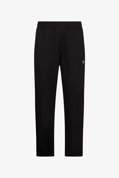 Roberto Cavalli Black Joggers Trousers With Jc Monogram