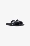 Roberto Cavalli Black Logo Slides In Black