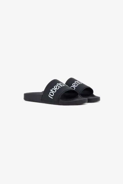 Roberto Cavalli Black Logo Slides