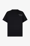 Roberto Cavalli Black T-shirt With Deer Back Print In Black