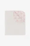 Roberto Cavalli Blanket With Rc Monogram In Pink