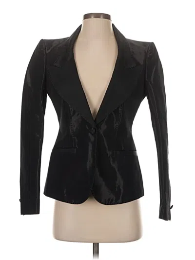 Pre-owned Roberto Cavalli Blazer Jacket In Black