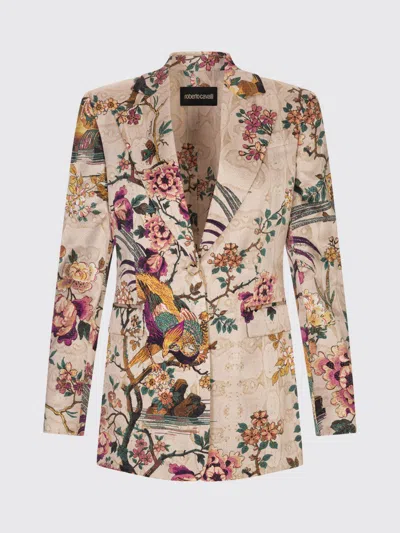 ROBERTO CAVALLI BLAZER ROBERTO CAVALLI WOMAN COLOR MULTICOLOR,H69493005