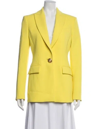Pre-owned Roberto Cavalli Blazer In Yellow