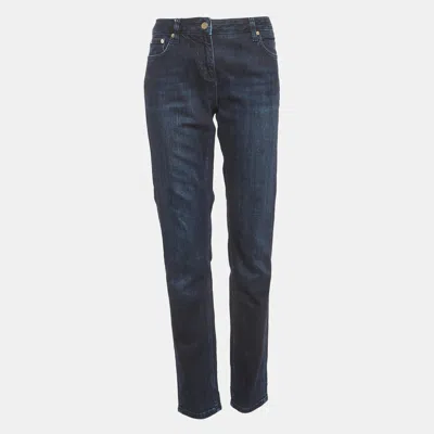 Pre-owned Roberto Cavalli Blue Denim Slim Fit Jeans M/waist 31"