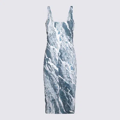 ROBERTO CAVALLI ROBERTO CAVALLI BLUE DRESS