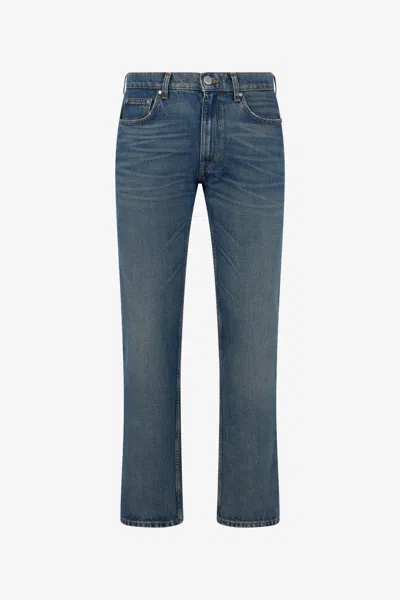 Roberto Cavalli Blue Jeans With Monogram Rc