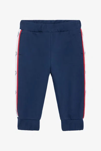 Roberto Cavalli Blue Track Pants With Rc Monogram