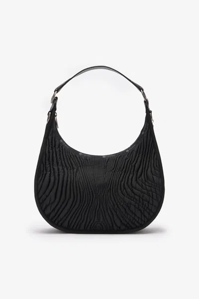 Roberto Cavalli Bologna Matelasse Medium Bag In Black