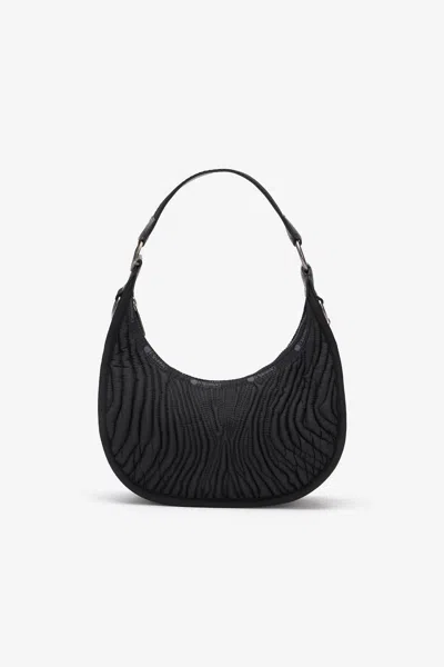 Roberto Cavalli Bologna Matelasse Small Bag In Black
