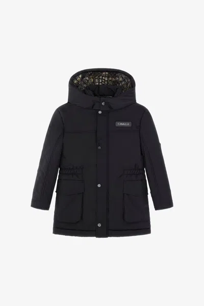 Roberto Cavalli Bomber In Black